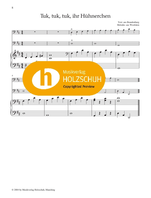 Tuk, tuk, tuk, ihr Hühnerchen